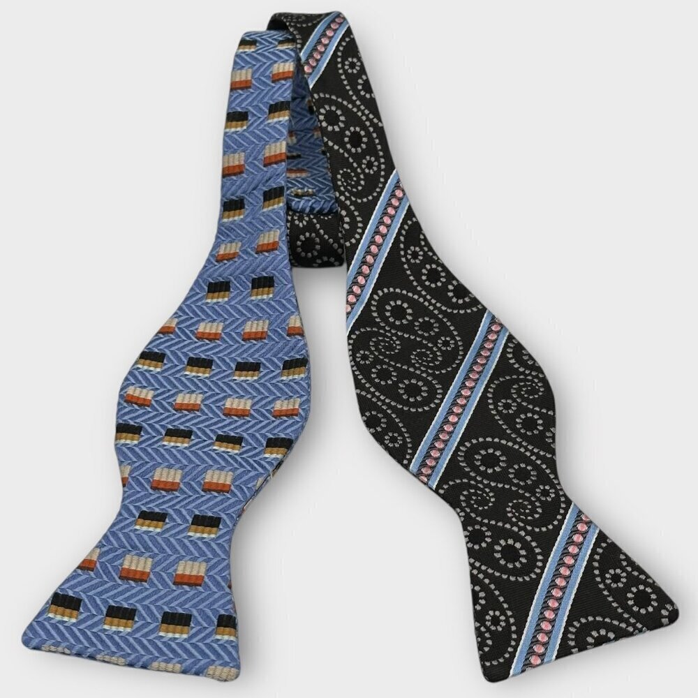 Robert Graham Multi Pattern Adjustable Silk Bowtie